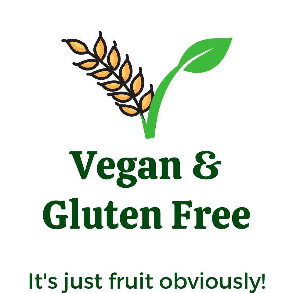 Vegan & Gluten Free - it's just fruit obviously!