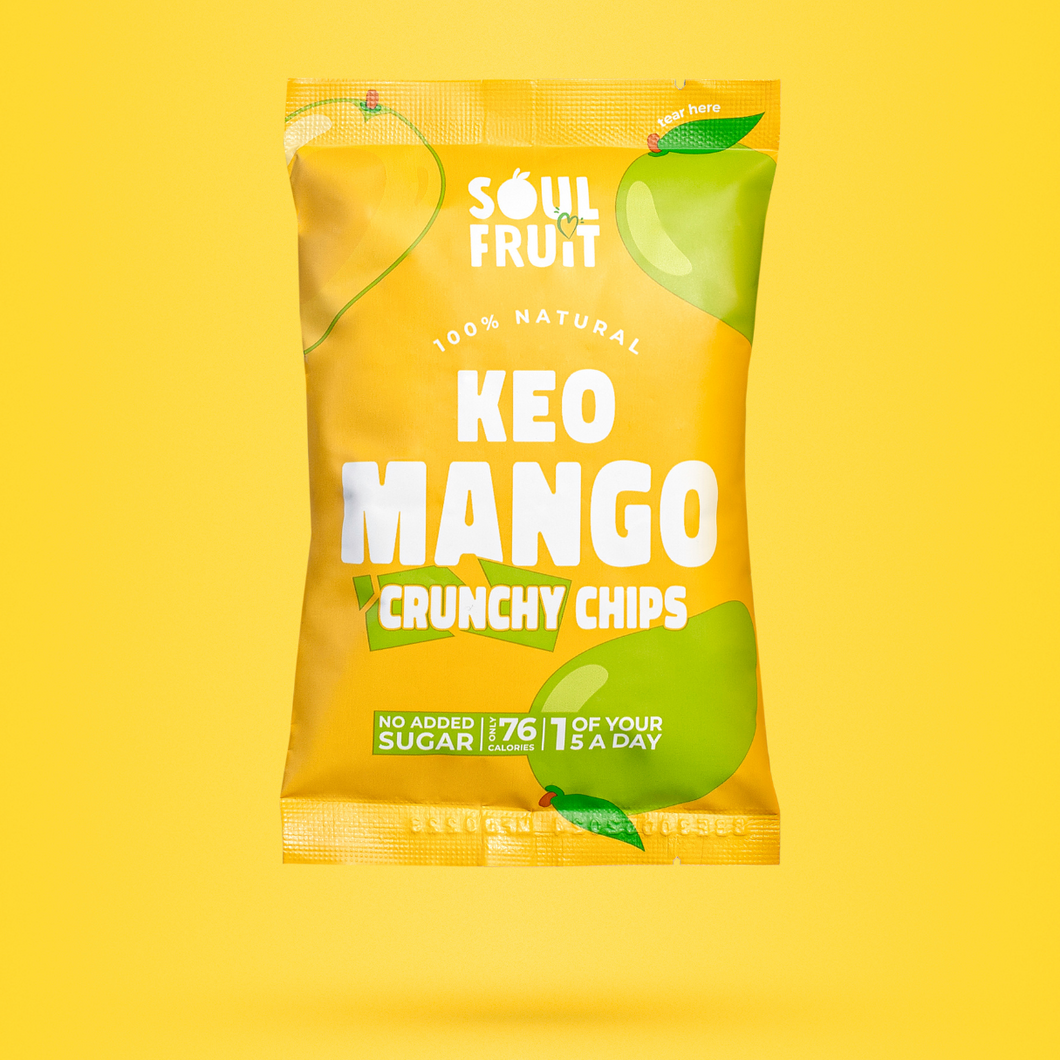 Dried Keo Mango Crunchy Chips (10 Bags)