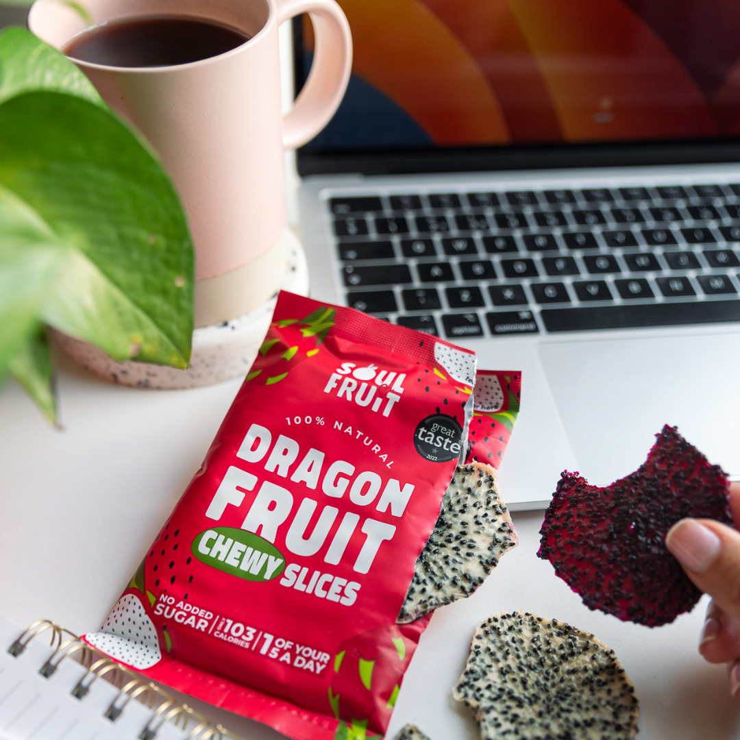 Soft Dried Dragon Fruit Slices (10 Bags)