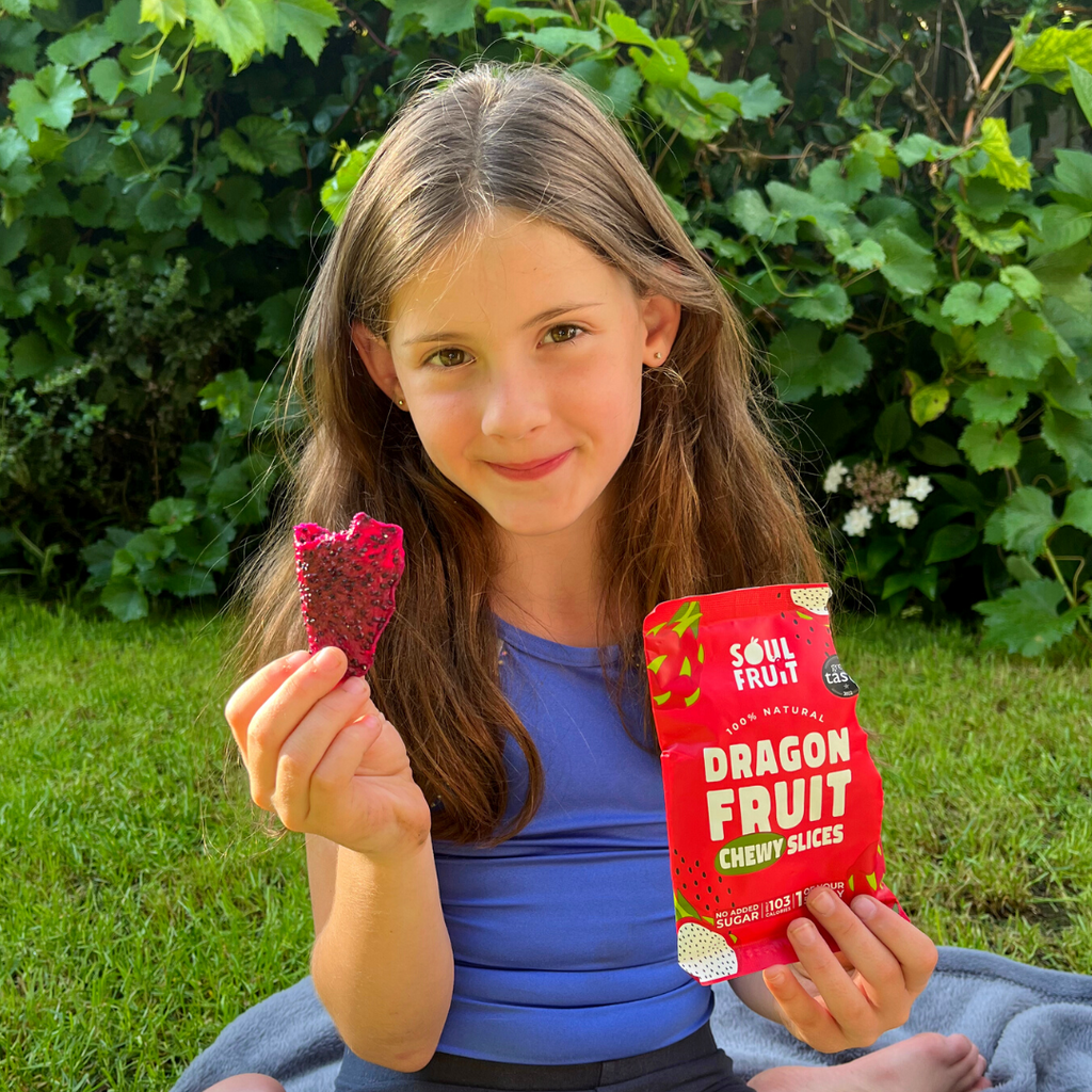 Soft Dried Dragon Fruit Slices (10 Bags)