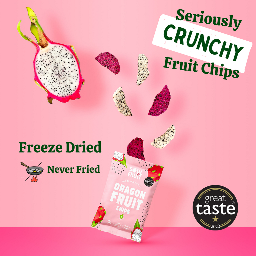 thumbnail image 2 of ONETANG Dried Dragon Fruit TMA3 Chips (Pack Of 12) For Drinks... 2 of 12