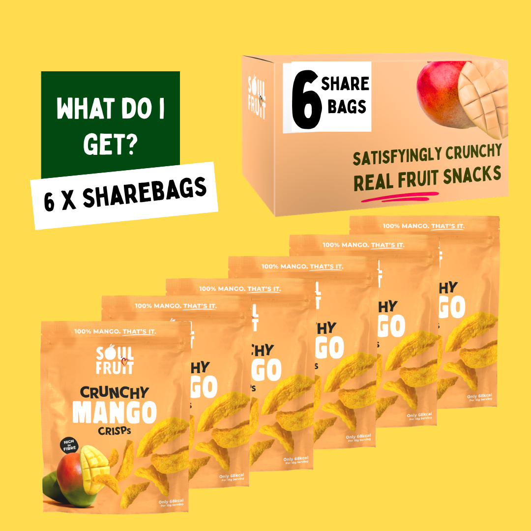 Crunchy Mango Crisps Sharebag (6 bags)
