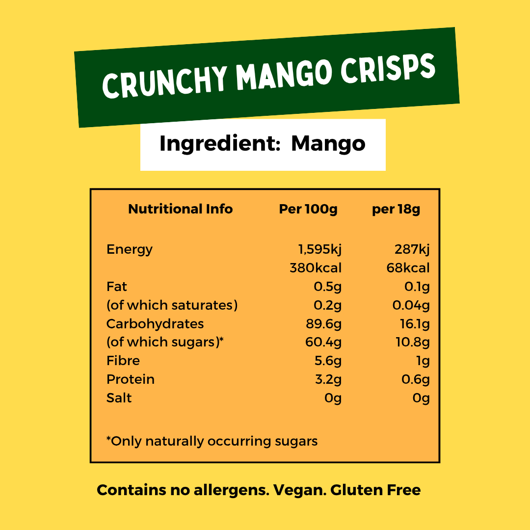Crunchy Mango Crisps Sharebag (6 bags)