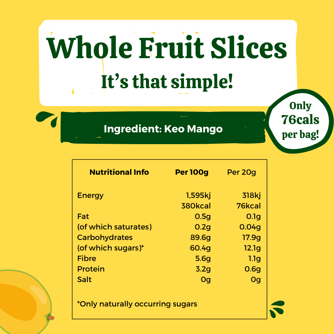 Freeze Dried Keo Mango Crisps (10 Bags)