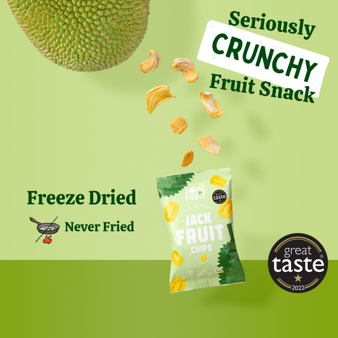 Freeze Dried Jackfruit Crisps (10 Bags)