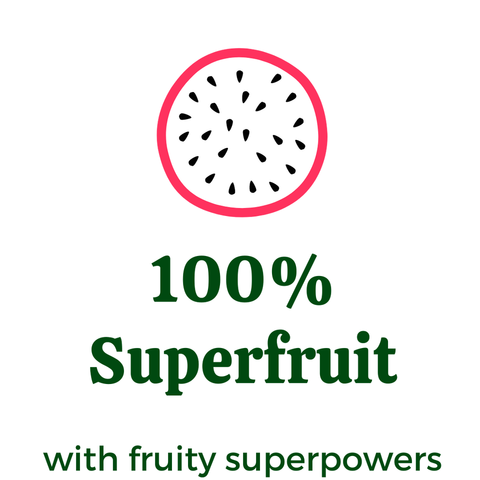 100% Superfruit with fruity superpowers