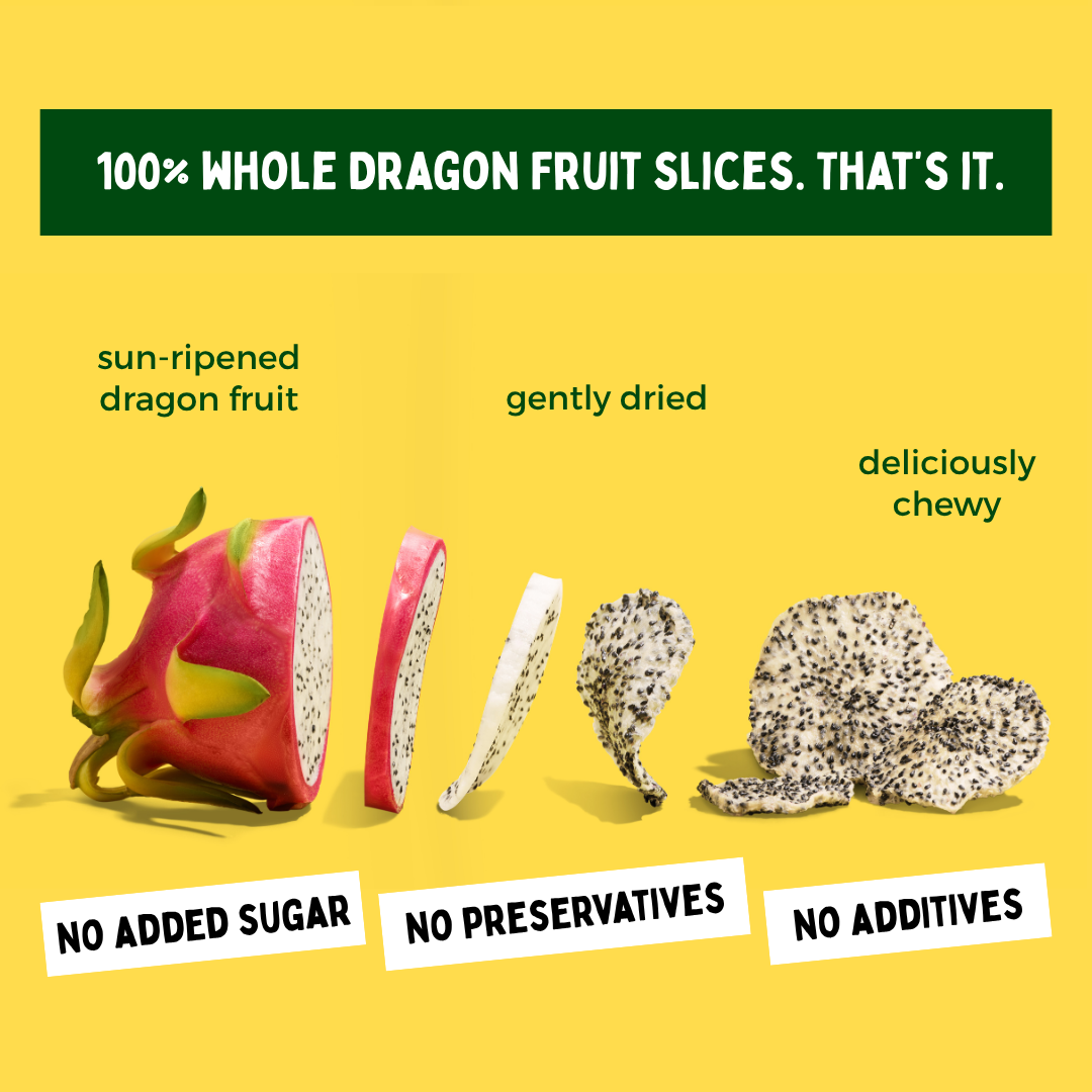 Chewy Dragon Fruit Slices Sharebag (6 bags)