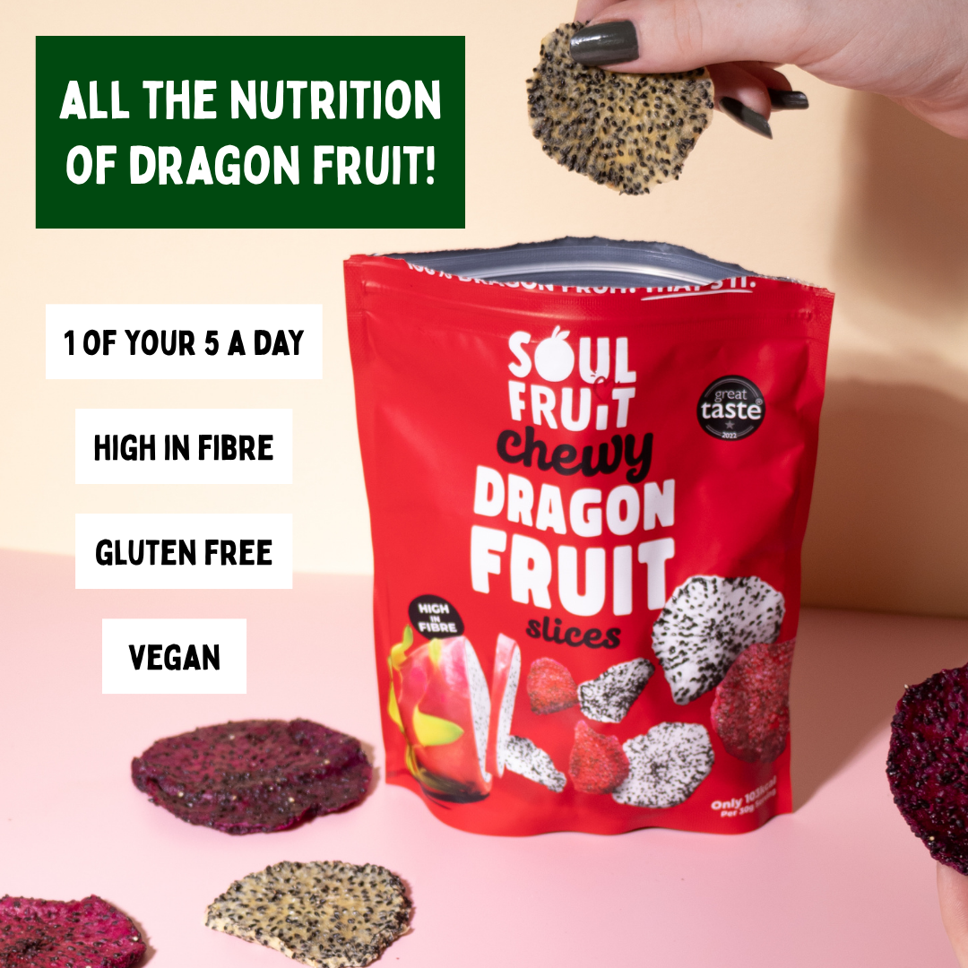 Chewy Dragon Fruit Slices Sharebag (6 bags)