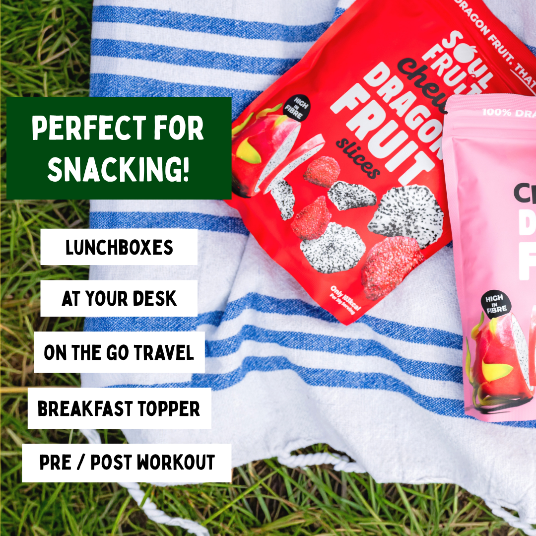 Chewy Dragon Fruit Slices Sharebag (6 bags)