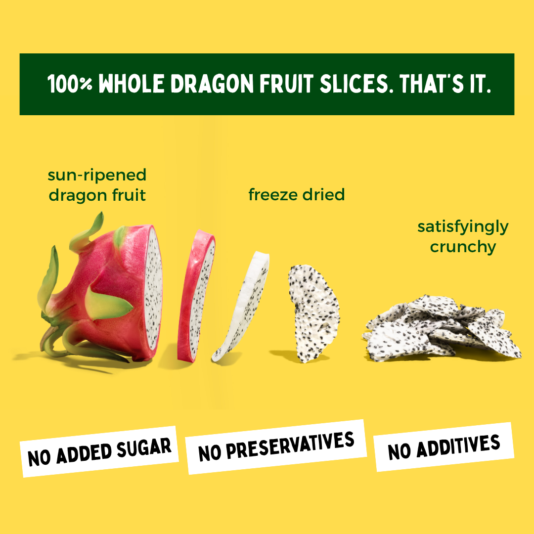 Crunchy Dragon Fruit Crisps Sharebag (6 bags)