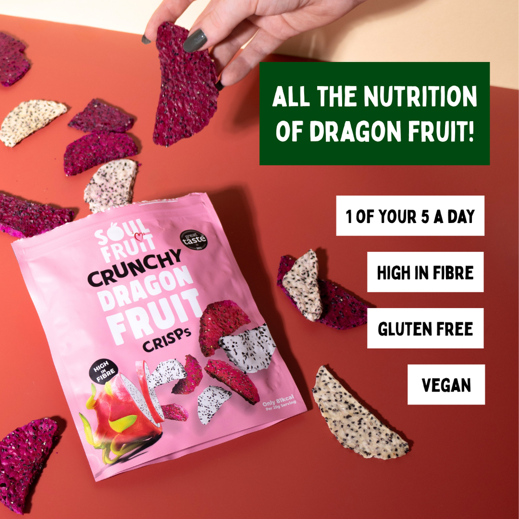 Crunchy Dragon Fruit Crisps Sharebag (6 bags)