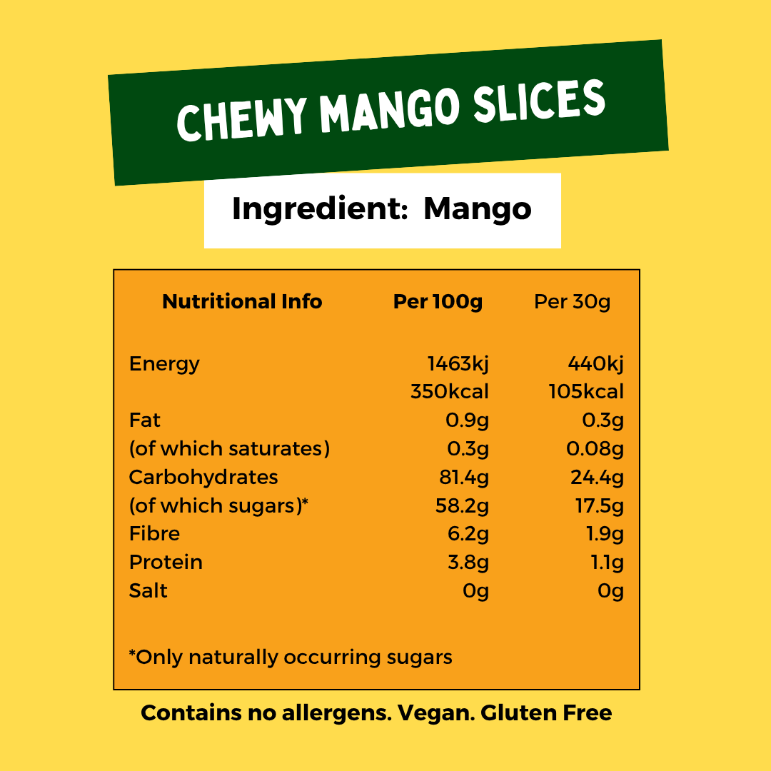Chewy Mango Slices Sharebag (6 bags)