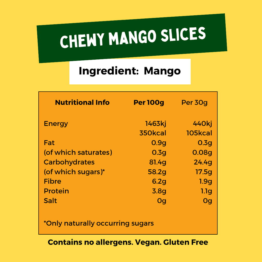 Chewy Mango Slices Sharebag (6 bags)