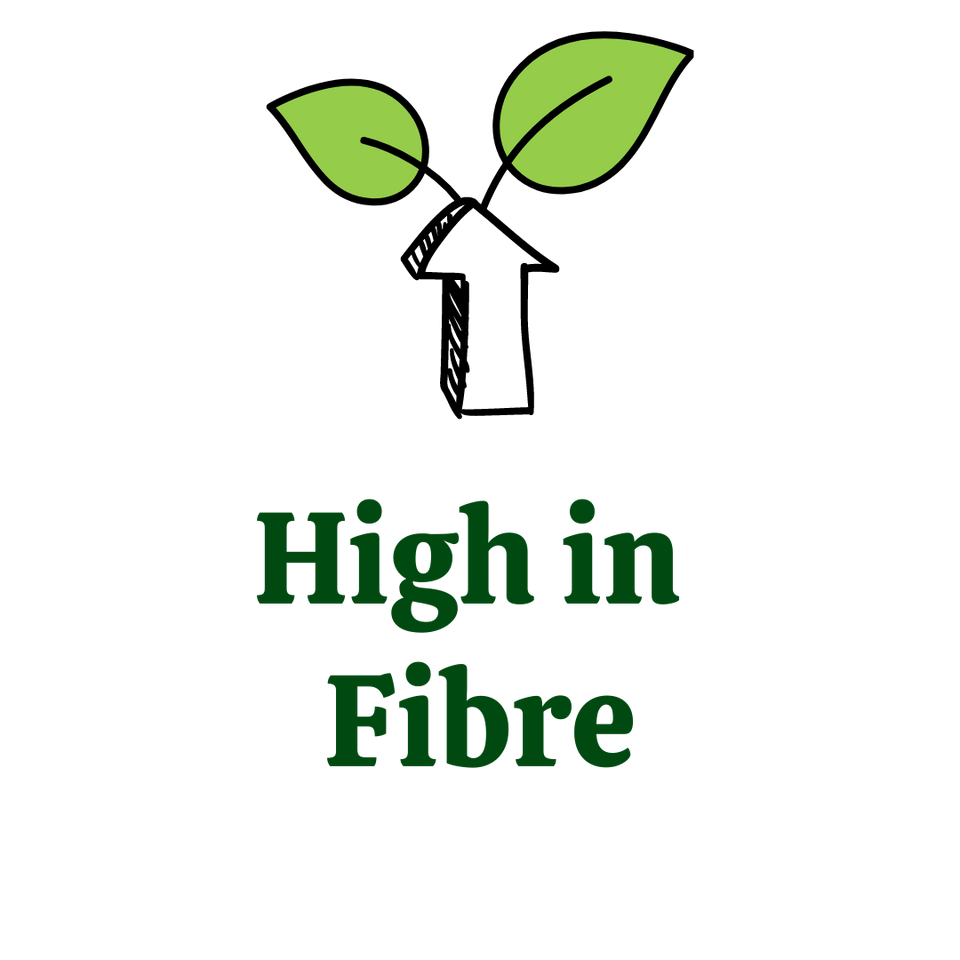 High in fibre